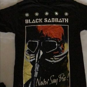Black Sabbath Never Say Die men’s tee